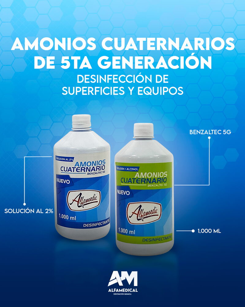 Amonios cuaternarios de 5ta generación 1.000 ml