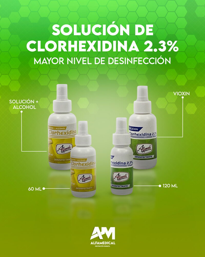 Solución de clorhexidina 2.3%